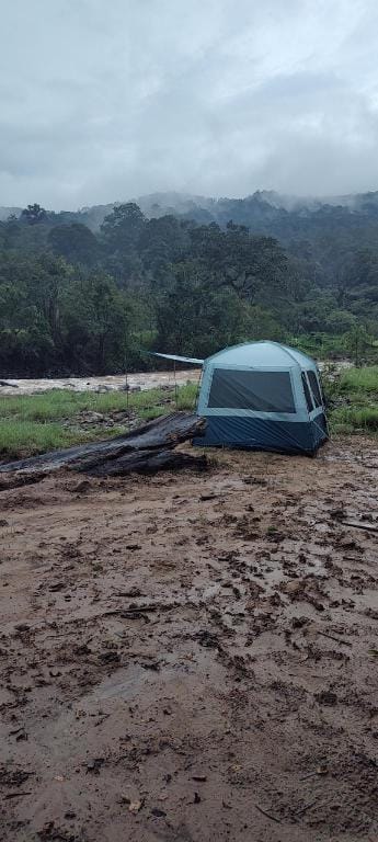 Coorg River Rock Camping.Riverside view.starry nyt Vacation rental in Kerala