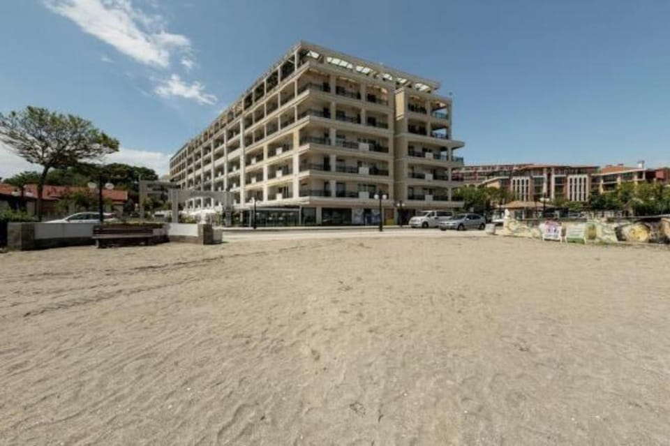 Apartments with a large terrace in Penelope Palace Apartment in Pomorie