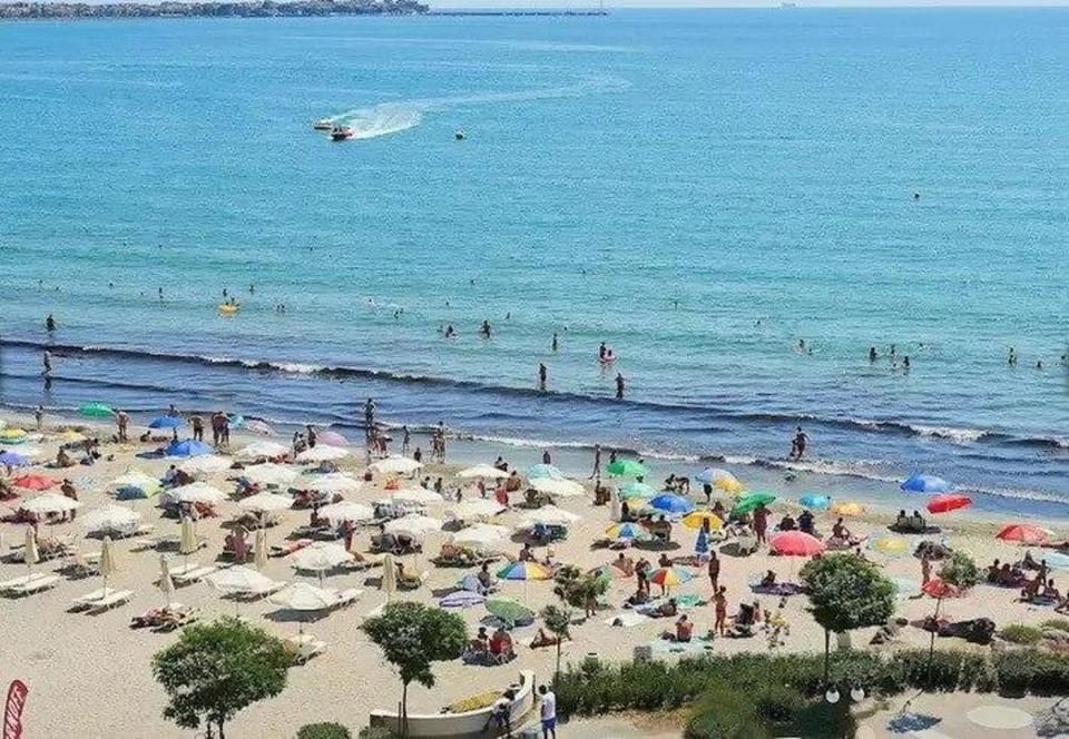 Apartments with a large terrace in Penelope Palace Apartment in Pomorie