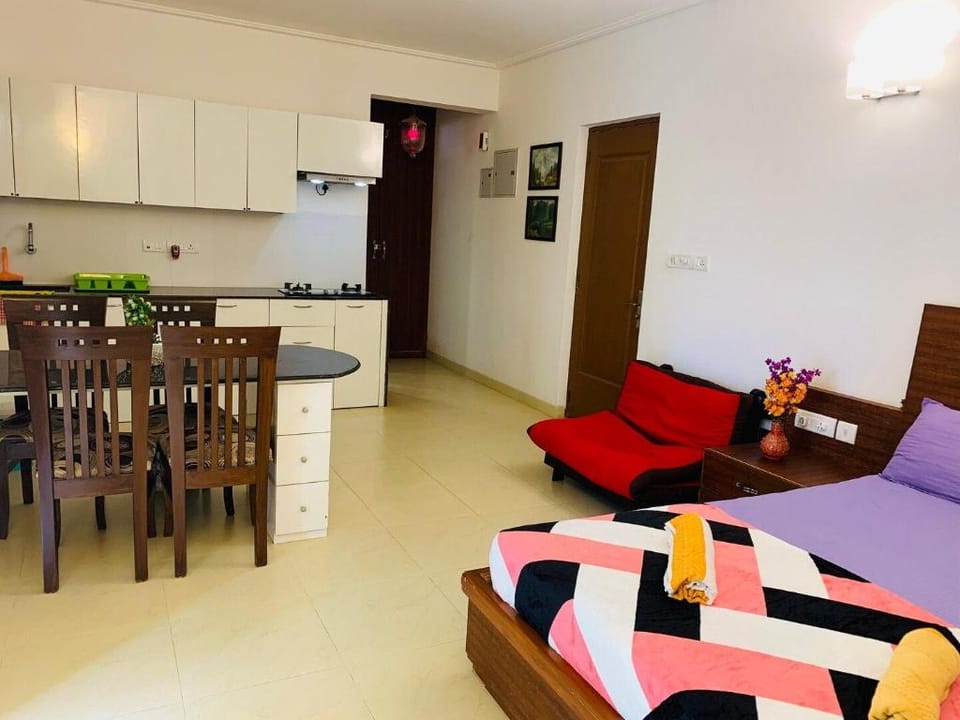 Couple’s Home Spacious  Studio With Large Balcony Apartment in Goa, India