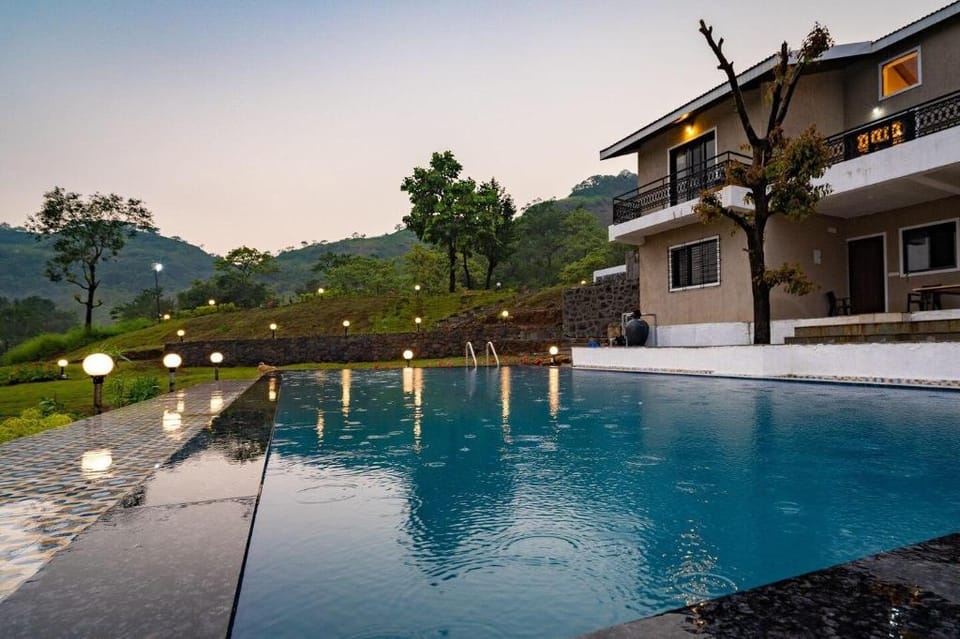 Stay Leisurely By The Foothills 7BHK Pawna Lake Villa in Maharashtra
