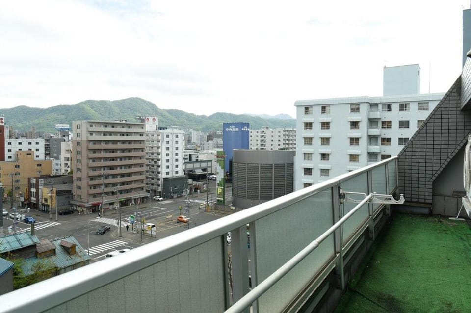 D803/Balcony/2 beds/1 big sofa/Susukino/40m2 1LDK Apartment in Sapporo