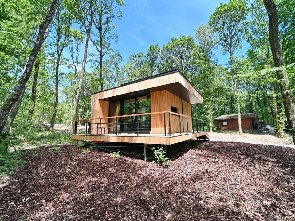 Lodge in Oignies Forest with Eco Design Vacation rental in Wallonia, Belgium