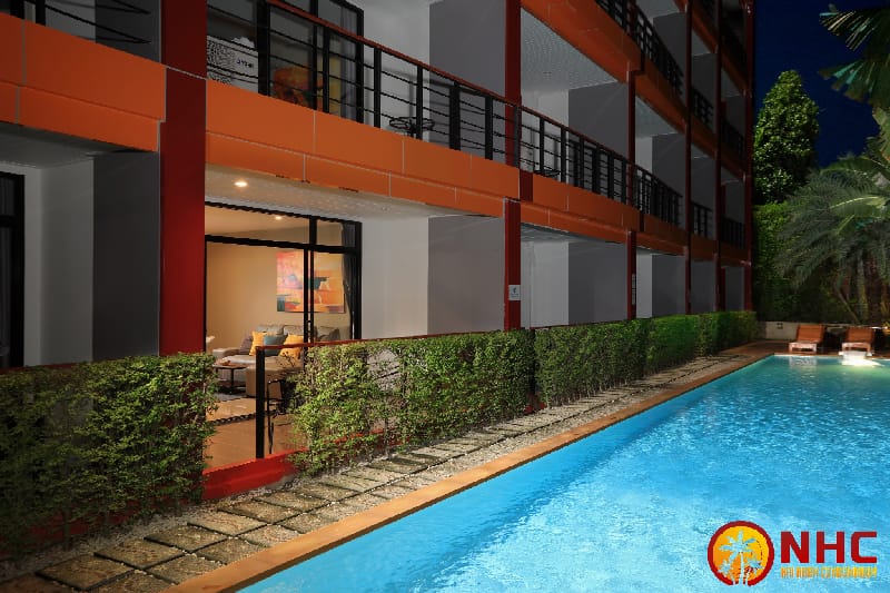Nai Harn Condominium Studio 60sq.m Pool Access Apartment in Rawai