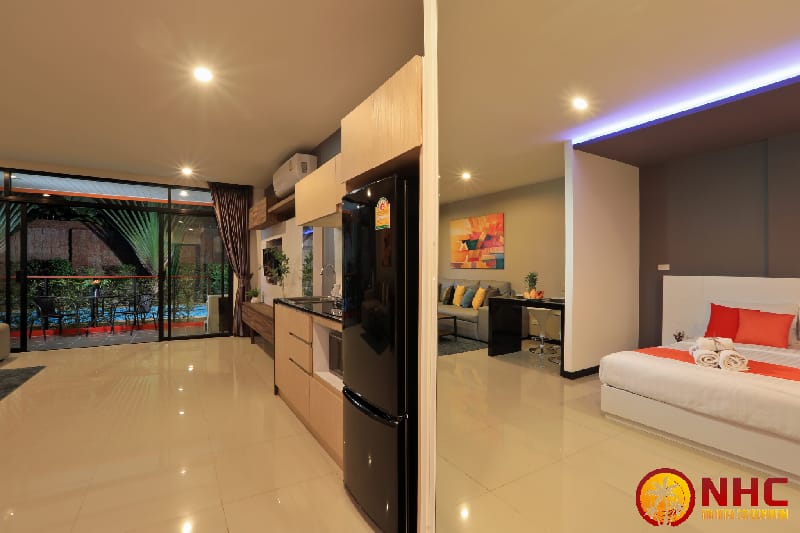 Nai Harn Condominium Studio 60sq.m Pool Access Apartment in Rawai