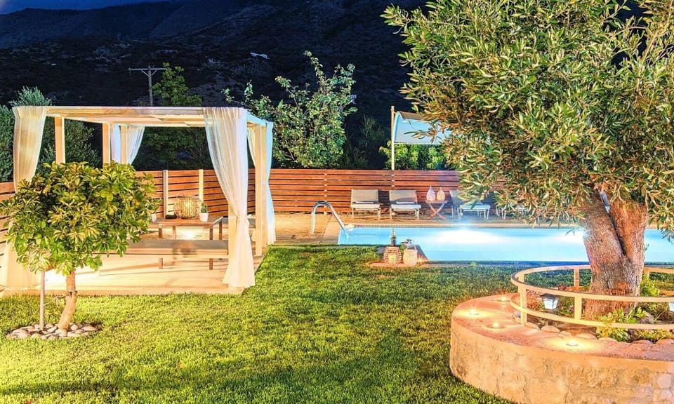 Cretan Sunrise Villa Heated Pool Villa in Crete