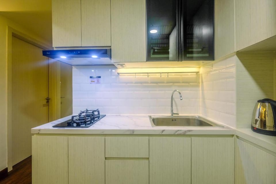 Minimalist 2BR 1 Office Room Meikarta By Travelio Apartment in West Java