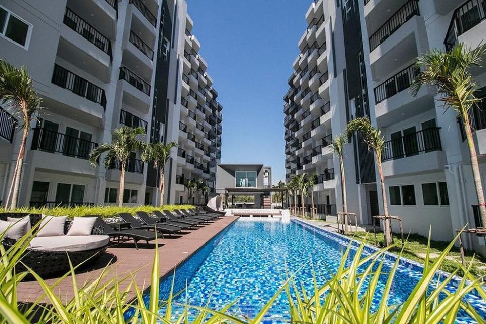 Mantra Beach Condominium Studio Pool Access - M213 Apartment in Chon Buri Changwat