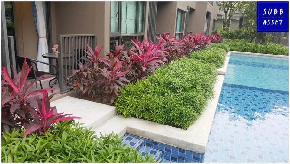 Pool Access Condo for 4 Person | Rain Condo HuaHin Apartment in Thailand
