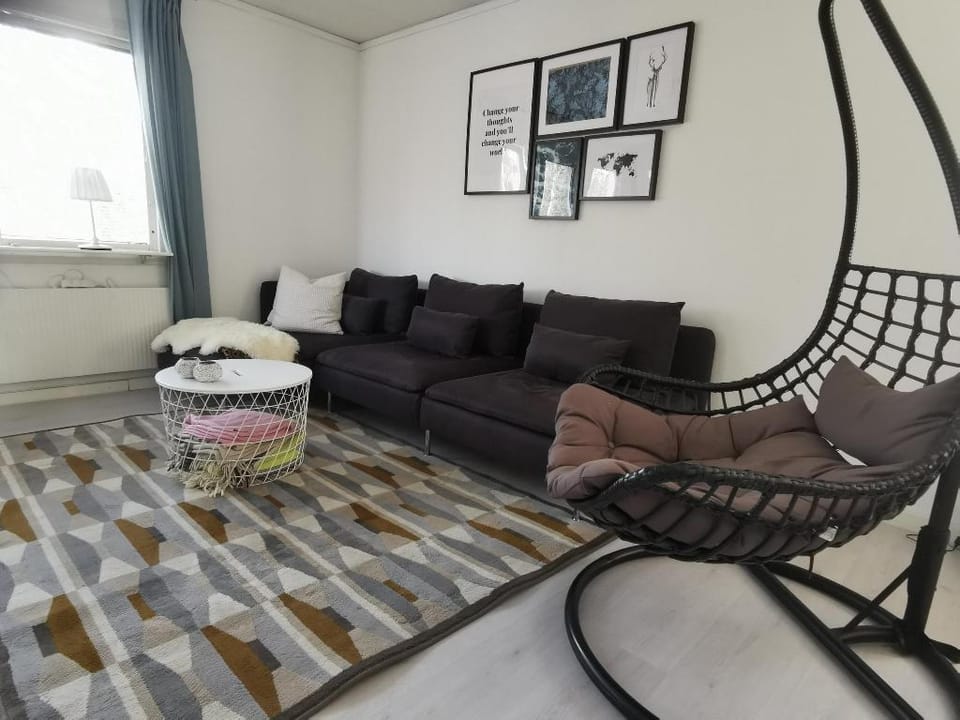 The White and Black House Villa in Norrbotten County, Sweden