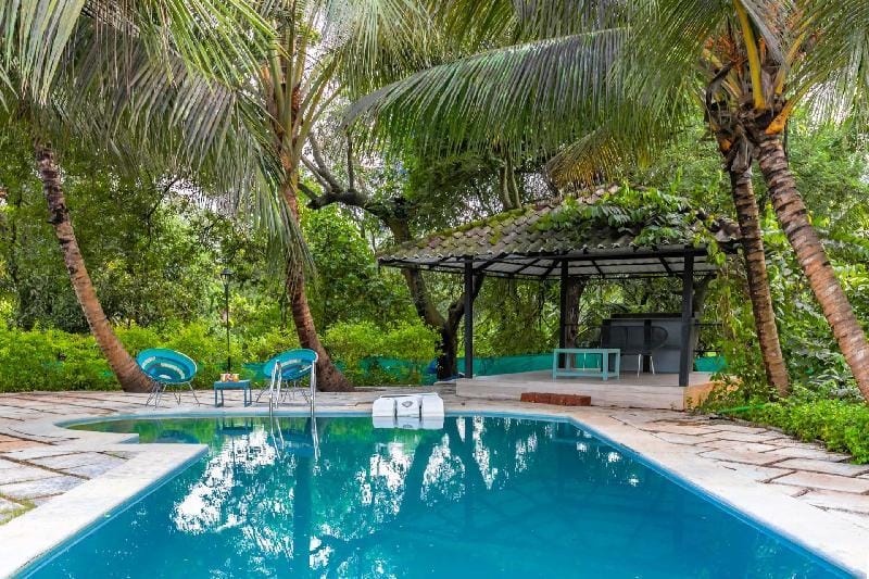 StayVista at Boho Banyan with Pvt Pool & Garden Villa in Maharashtra