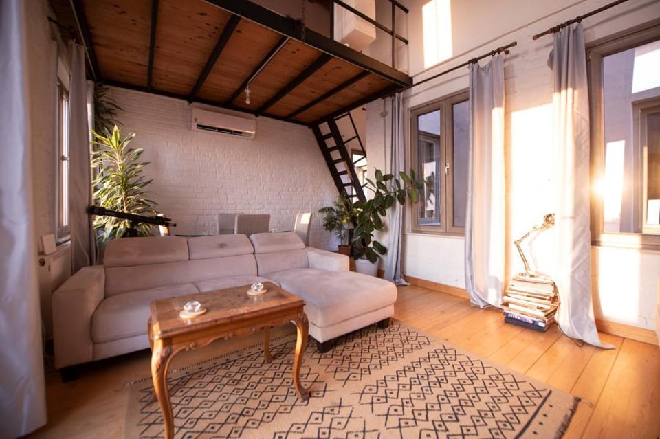 Disinfected Loft w/Terrace in Taksim Apartment in Istanbul