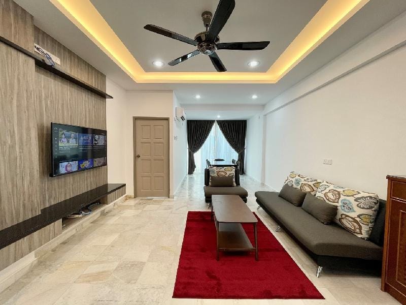 Cozy Look Condo II with Seaview 3BR | Romantic Seaview Suite Apartment in Kedah