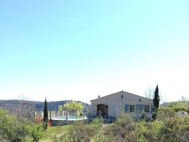 Quiet holiday home in Les Vans with pool Vacation rental in Les Vans