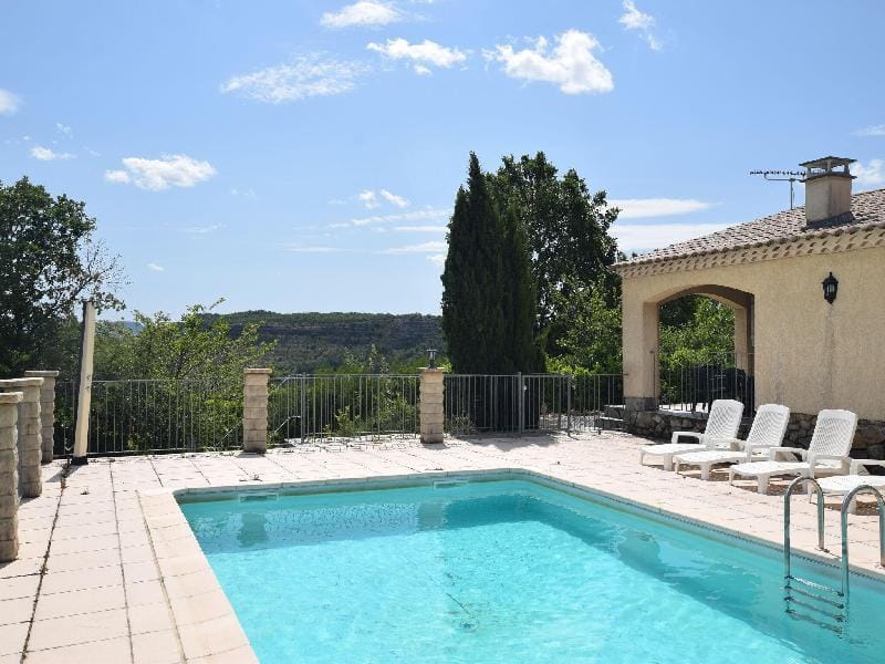 Quiet holiday home in Les Vans with pool Vacation rental in Les Vans