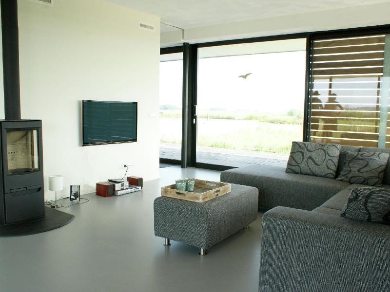 House boat in Goengahuizen with sauna Docked boat in Friesland, Netherlands