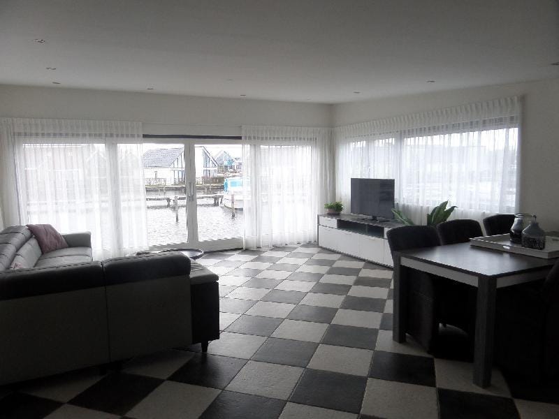 Houseboat in Netherlands with Private Dock Vacation rental in North Holland (province)