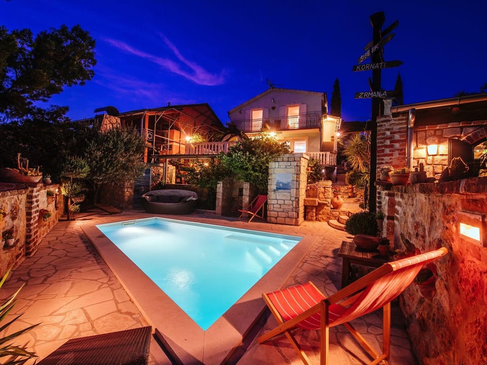 Holiday Home Maslenica with Sea Views  Pool Vacation rental in Zadar County