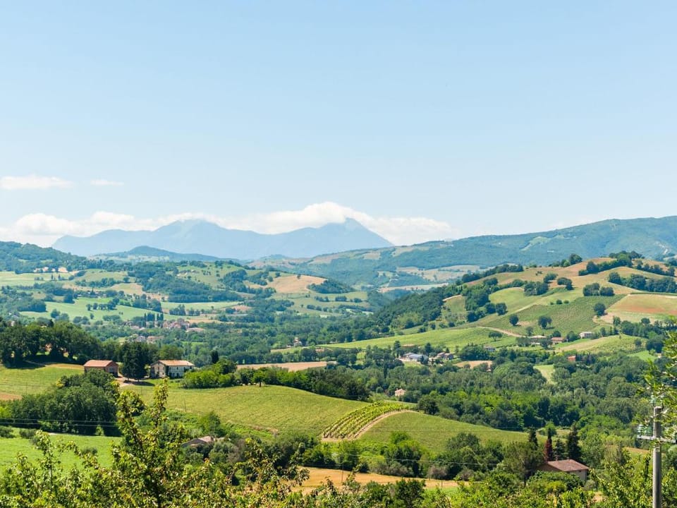 Scenic villa with heated pool Villa in Marche