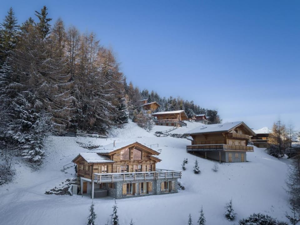 Authentic Swiss Spa Chalet Nesoya | Jacuzzi & Sauna Vacation rental in Riddes