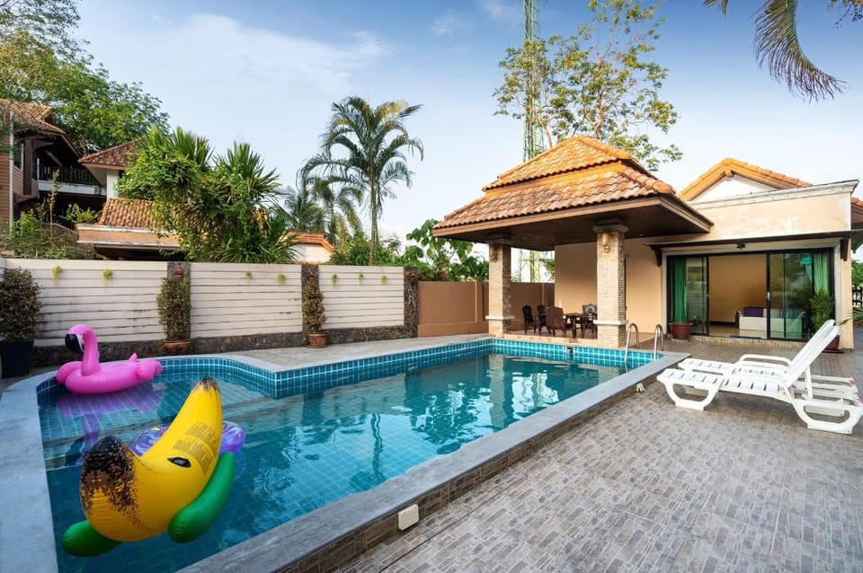 Angel 6BR Pool Villa Phuket + Free Airport Pickup Villa in Phuket