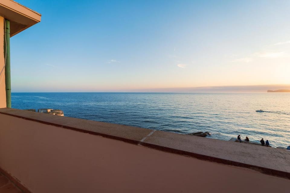 Sea Front Terrace Marco Polo Hotel in Alghero
