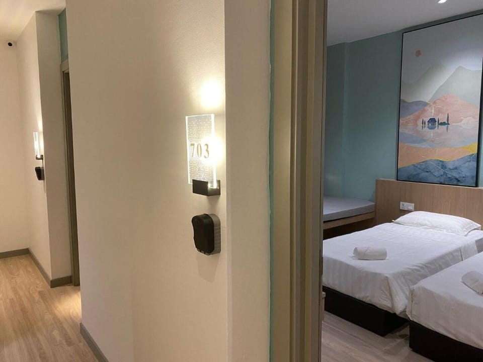 Paradise Suite 703 @Sutera Avenue, Twin Single Bed Apartment in Kota Kinabalu