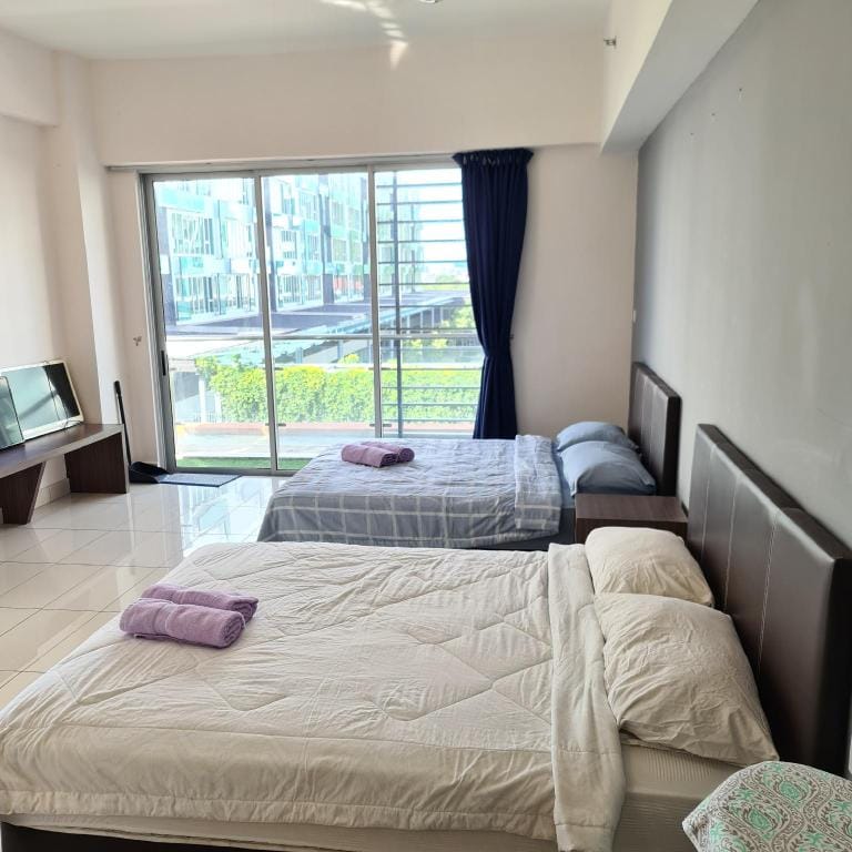 Aeropod  Corner Unit /2 Queen Bed / Free Parking Apartment in Kota Kinabalu