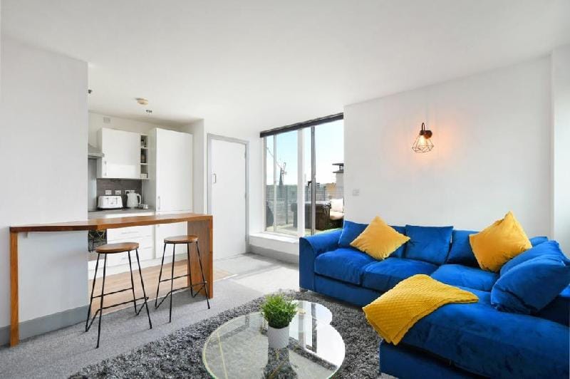 Sheffield Penthouse ★Rooftop Terrace FREE Parking★ Apartment in Sheffield