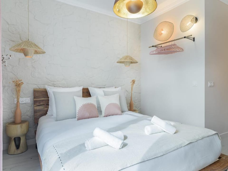 Pink & Wood cocoon Apartment in Paris