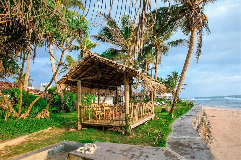 Private beachfront villa nestled on Kabalana beach Villa in Ahangama