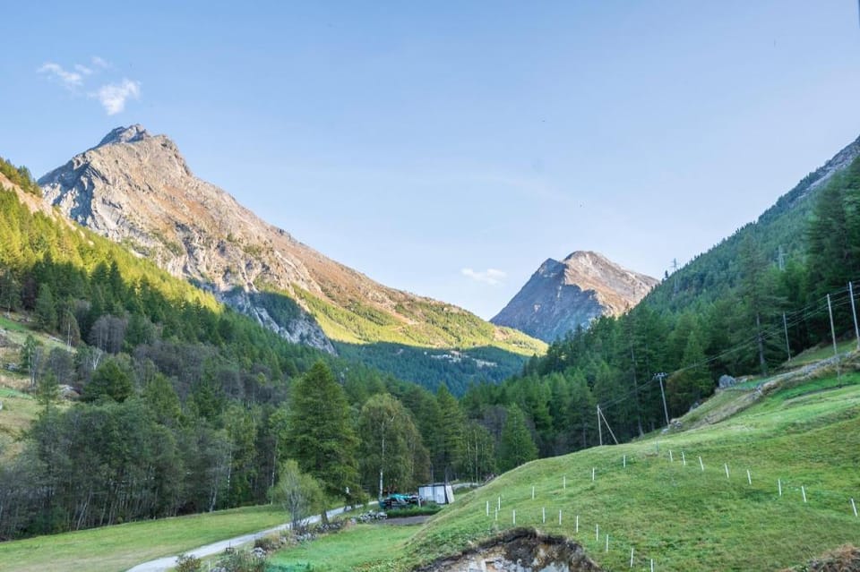 W2 Urlaub im Herzen des Saastales Pension Waldegg Apartment in Saas-Fee
