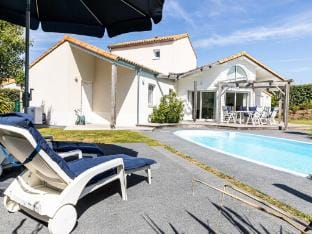 Villa in France with Private Pool  Garden Villa in Château-d'Olonne