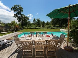 Villa in France with Pool and Shady Garden Villa in Moliets-et-Maa