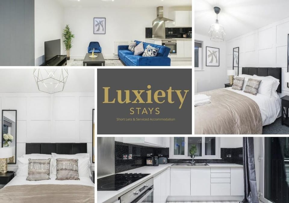 Stylish 1BR By Luxiety Stays Short Lets & Serviced Accommodation Southend on sea - Near High St & Southend Beach Apartment in Southend-on-Sea