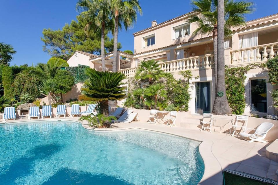 Juan Les Pins Near Cannes Beaches 1820 Guests Villa in Antibes