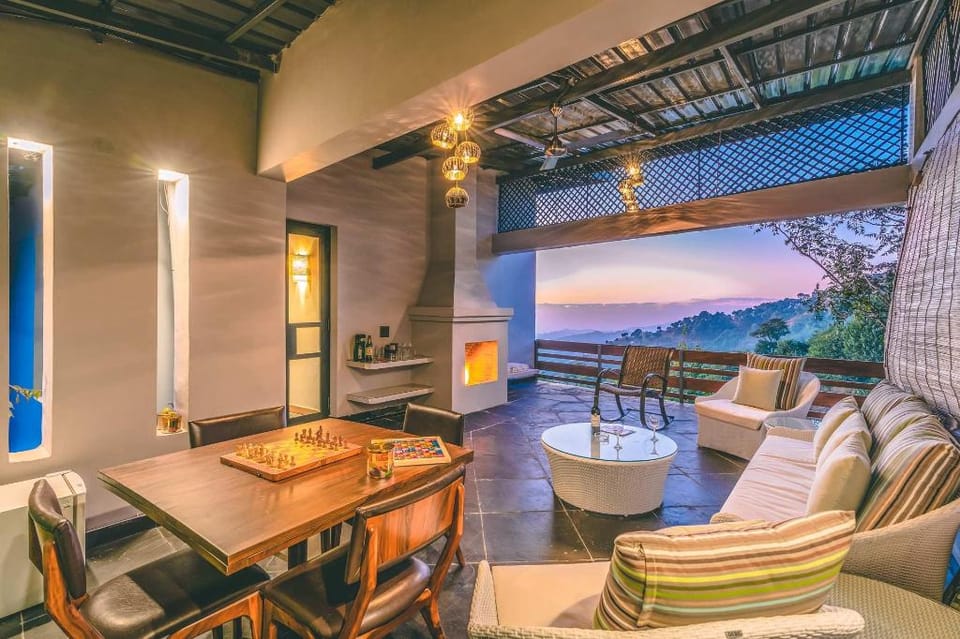 StayVista at Nivriti w/ Heated Outdoor Pool Villa in Himachal Pradesh