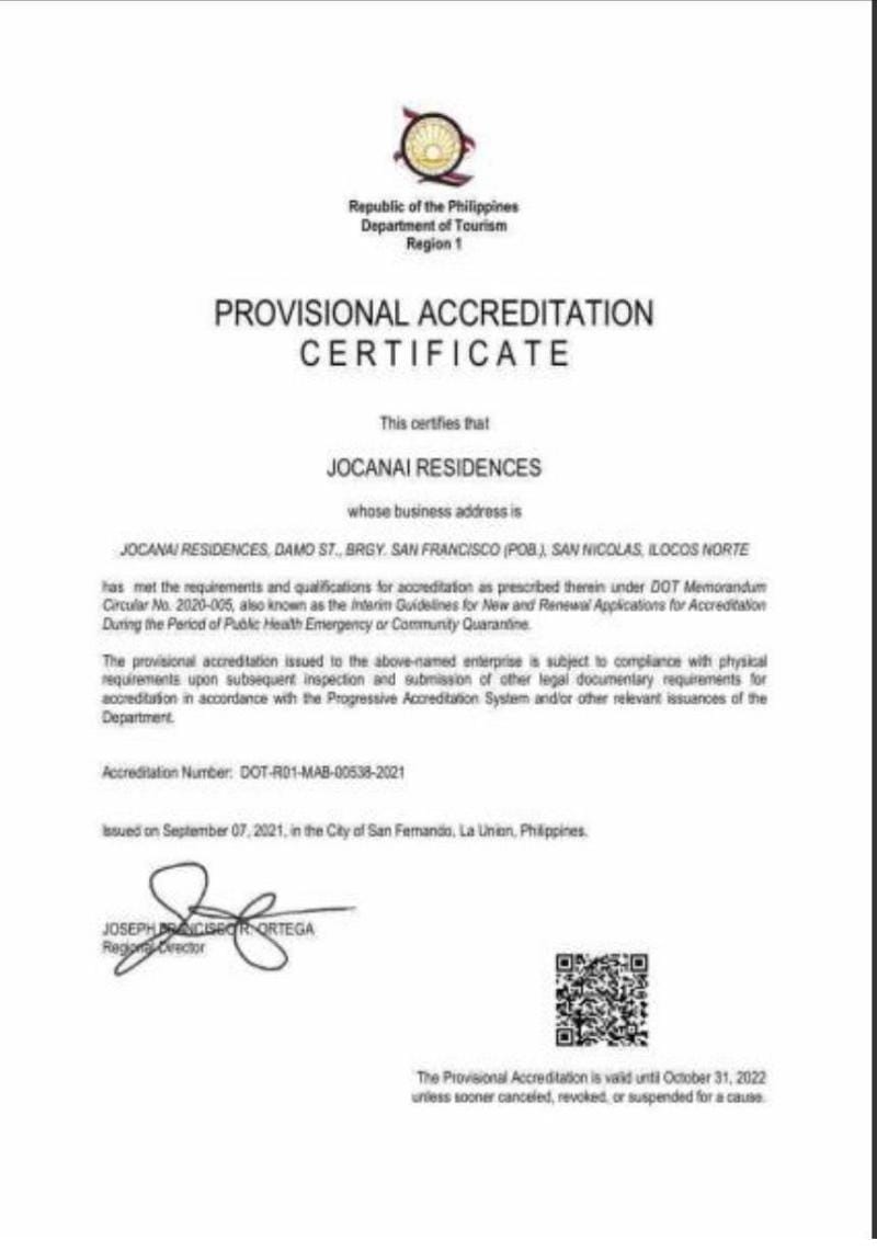 JOCANAI RESIDENCES Furnished Private Room Apartment in Cordillera Administrative Region