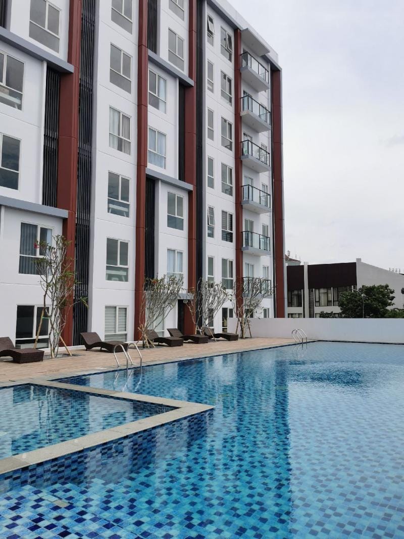 A Peaceful Room at Barsa City Apartment by Ciputra Apartment in Special Region of Yogyakarta