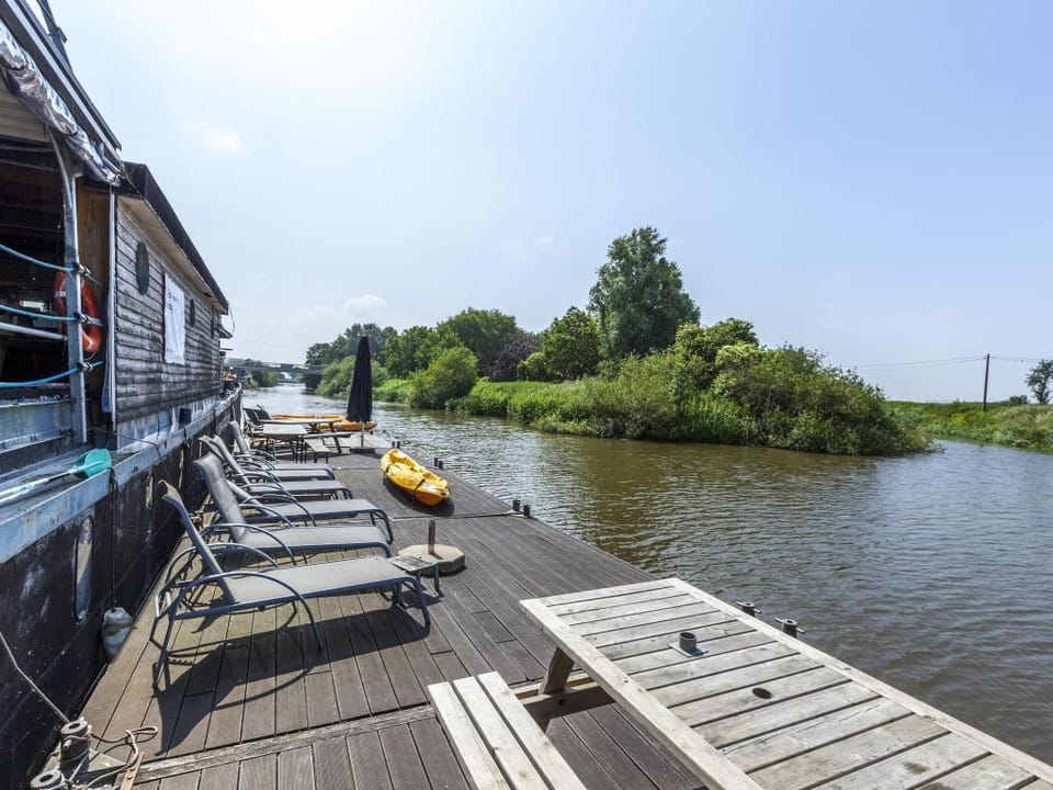 Boat Getaway Near Lake Docked boat in Flanders