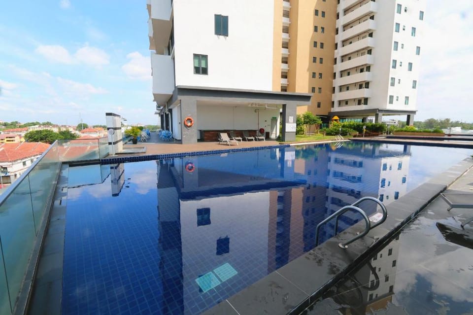 PD D’Wharf Amazing Seaview Suite 9 (Up to 9 pax) Apartment in Port Dickson