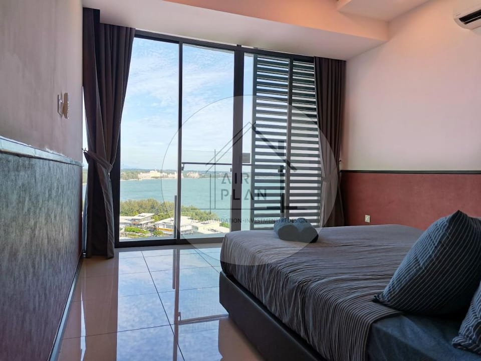 PD D’Wharf Amazing Seaview Suite 9 (Up to 9 pax) Apartment in Port Dickson
