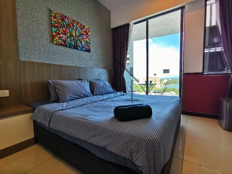 PD D’Wharf Amazing Seaview Suite 9 (Up to 3 pax) Apartment in Port Dickson