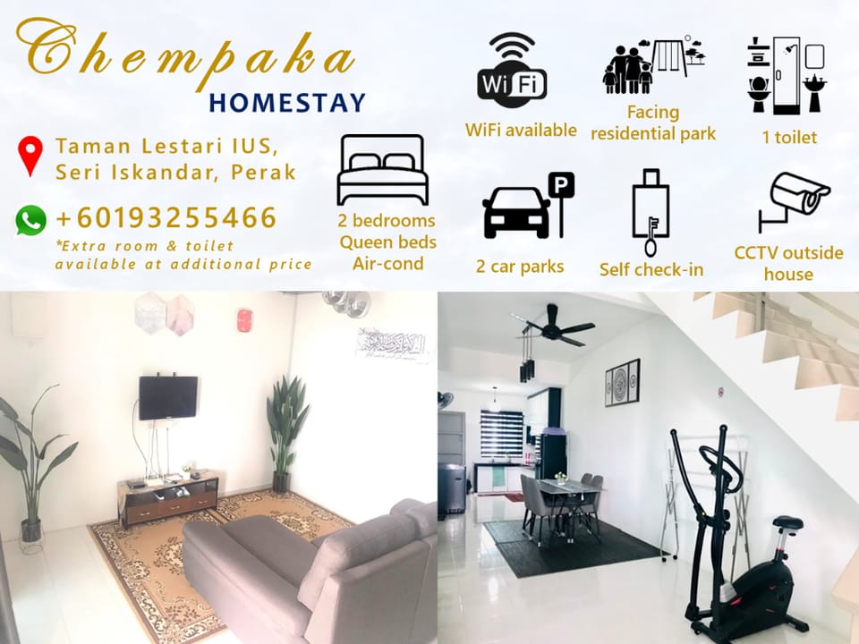 Chempaka Homestay (By UTP Near UiTM Seri Iskandar) Vacation rental in Perak Tengah District
