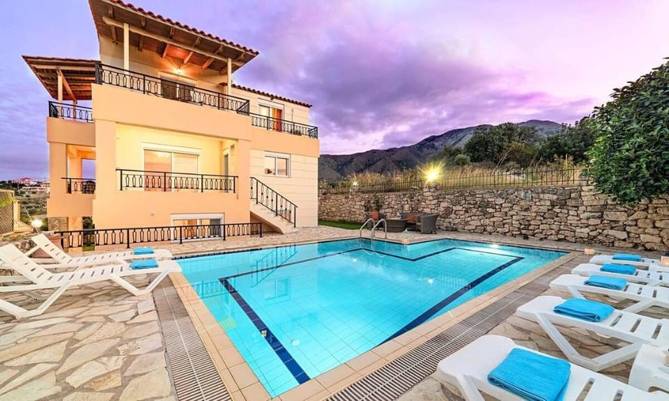Mare Blue Villa with Private Heated Swimming Pool Villa in Crete