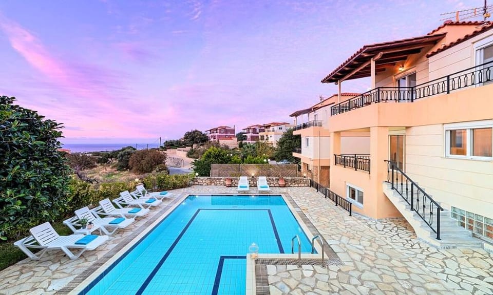 Mare Blue Villa with Private Heated Swimming Pool Villa in Crete