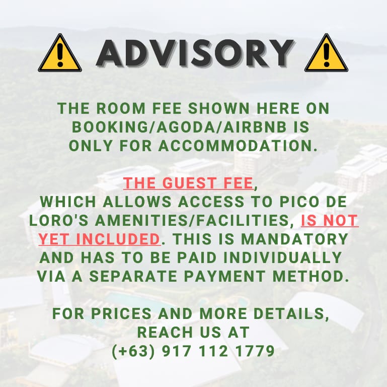 Pico de Loro Spring Style 3BR Unit (Carola A 511) Apartment in Nasugbu