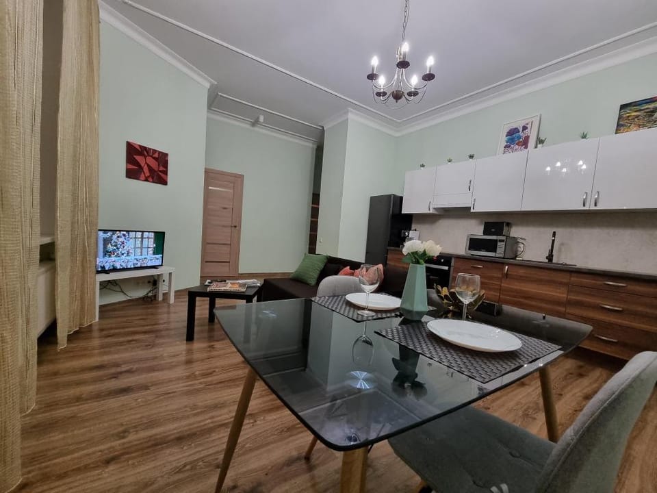Art Deco One-Bedroom Apartment in Library House Apartment in Riga