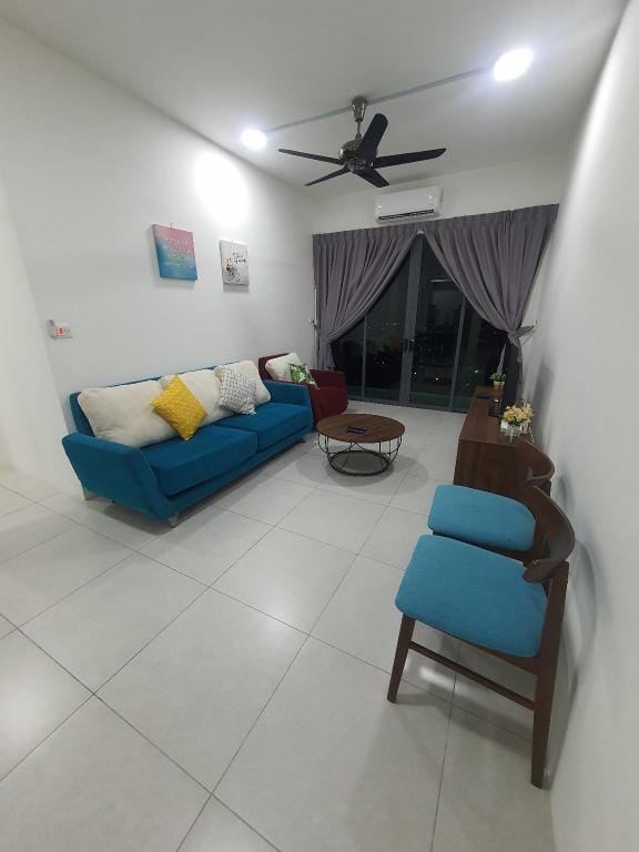 Jovial Modern Cozy HOUSE 3 ROOM 8PAX@MERITUS PERAI Apartment in Penang