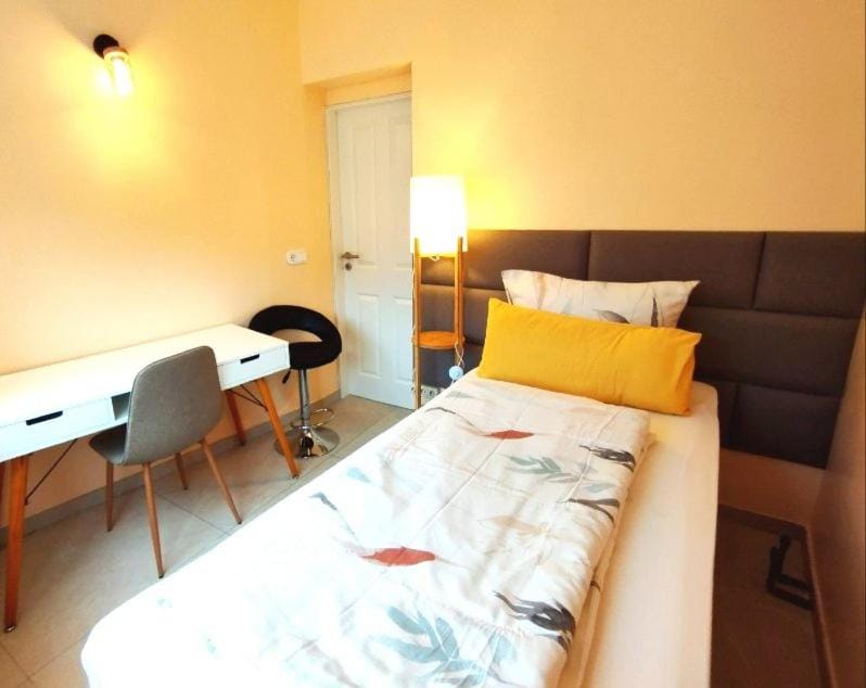 RIVER VIEW NEAR FRANKFURT - 3 ROOMS-4 BEDS & 1 SOFA BED -AIR CONDITION- Private PARKING Apartment in Hesse